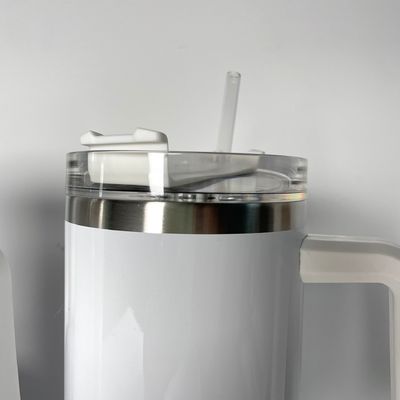 Edelstahl isolierter Reisemug mit benutzerdefiniertem Logo Griff Wärmer farbenfroh und sicher