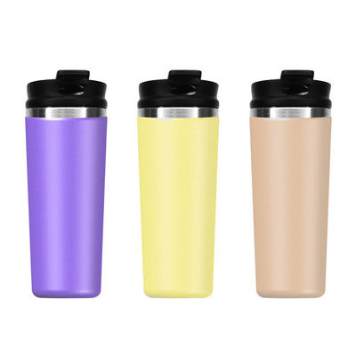 Campingveranstaltung Custom Logo Edelstahl Wasserflasche mit Stroh und Plastikdeckel