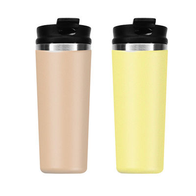 304 Edelstahl-Pulverbeschichtete Doppelwand-Tumbler-Kaffeebecher für Reisen