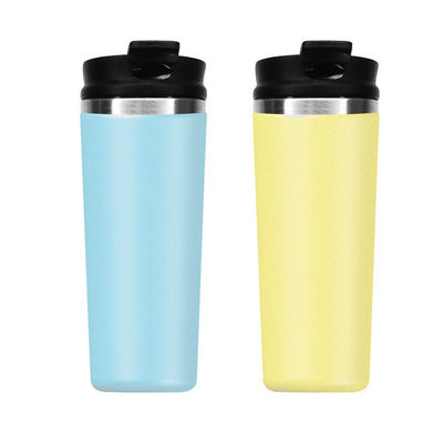 304 Edelstahl-Pulverbeschichtete Doppelwand-Tumbler-Kaffeebecher für Reisen