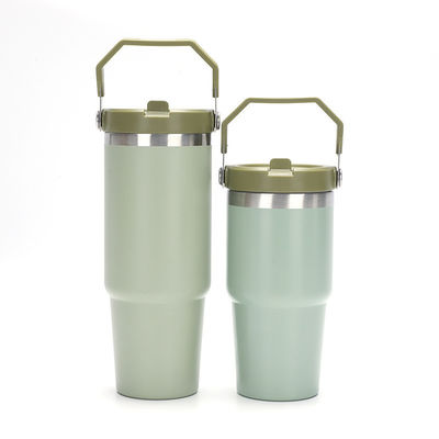 Geschäftsgeschenke 40 Oz Edelstahl Vakuum isolierte Kaffeetasse mit Deckel und Griff