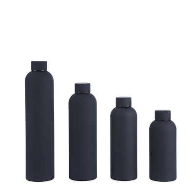 750 ml Doppelwand-Flasche mit kleinem Mund aus Edelstahl, Sportflasche für heißes Wasser ohne BPA
