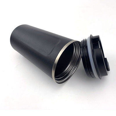 LID 12/17oz Doppelwand 18/8 Thermos Kaffee Vakuum Isolierte Reise Edelstahl Kaffeetasse