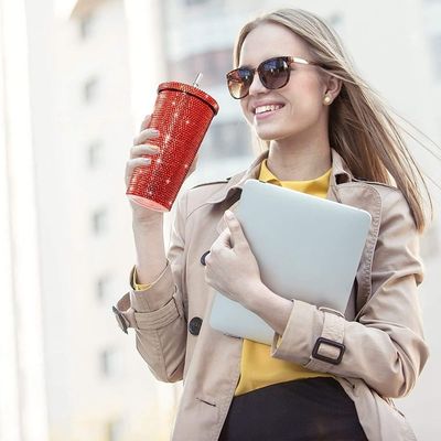 Doppelwand Isolierte Edelstahl Kaffeemügel Reise-Tumbler Nachhaltiges Design