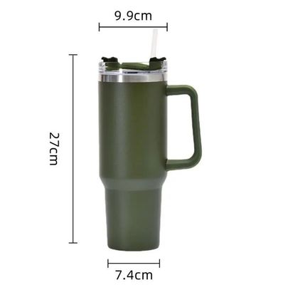 JM-008 Mehrfarbige Pastell-Doppelwand-Wasserflasche aus Edelstahl mit Greifer