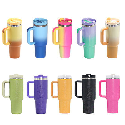 Leckdichtes 40oz Edelstahl Griffe Tasse Tumbler für Reisen und Outdoor-Aktivitäten