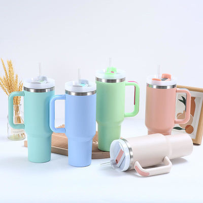Leckdichtes 40oz Edelstahl Griffe Tasse Tumbler für Reisen und Outdoor-Aktivitäten