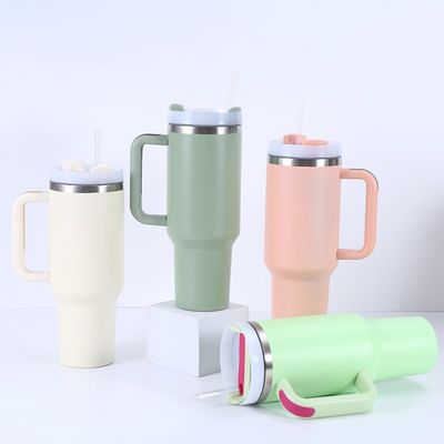 Leckdichtes 40oz Edelstahl Griffe Tasse Tumbler für Reisen und Outdoor-Aktivitäten