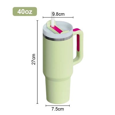 Leckdichtes 40oz Edelstahl Griffe Tasse Tumbler für Reisen und Outdoor-Aktivitäten