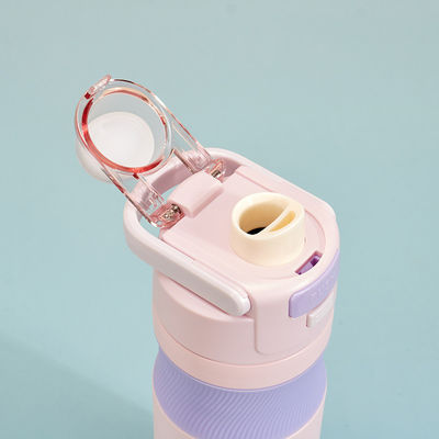 Alle anwendbaren Personen Gerade Tasse 580ML Fitnessstudio Vakuum Isoliertermosen mit Stroh