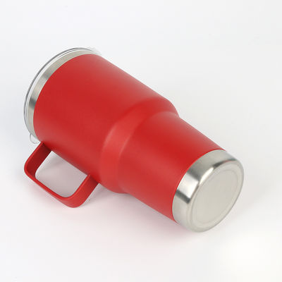 Custom Logo Druck Strohbecher 30oz Tumbler Edelstahl für langlebige Outdoor-Reisen