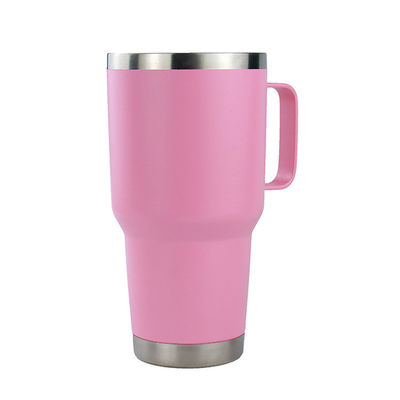 Custom Logo Druck Strohbecher 30oz Tumbler Edelstahl für langlebige Outdoor-Reisen