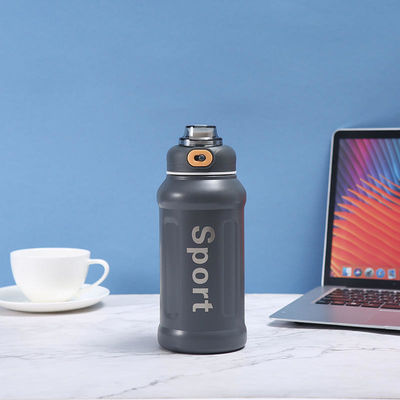 Outdoor-Reisen 850ML Edelstahl-Isolierbecher mit Stroh und großer Kapazität