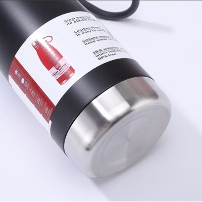 650ML/850ML Kapazität Edelstahl Vakuum isolierte Flasche ideal für Outdoor-Sportarten