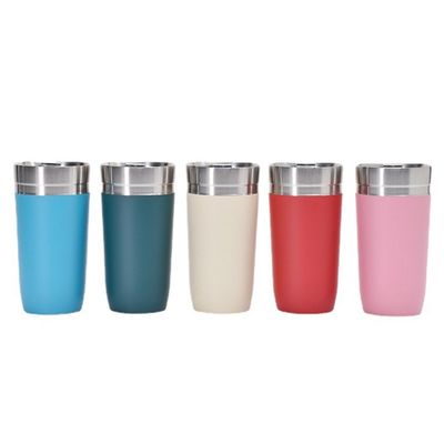 500 ml Kapazität Portable Edelstahl Kaffeetasse für personalisierten Kaffee unterwegs