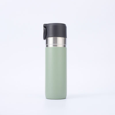 500 ml Metall Sportflasche Gerade Tasse Vakuum Isolierte Thermosflasche mit Tee-Infuser