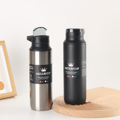 Logo Anpassbar 500 ml isolierte Wasserflasche aus Edelstahl für Aktivitäten im Freien