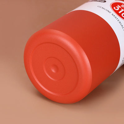 Zeitgenössischer Stil Vakuumflasche mit Strohgriff Deckel für Fitness-Enthusiasten