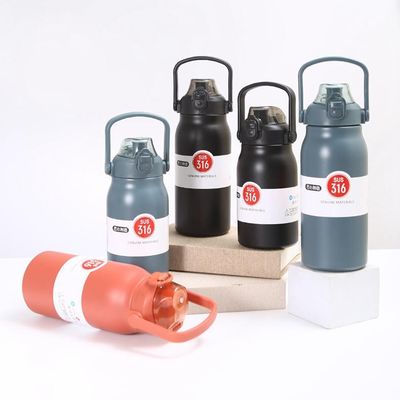 Außenwasserflasche mit tragbarem Griff und Sprungdeckel akzeptiert angepasste Farben