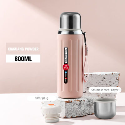 Custom Logo 600 ml 800 ml aus Edelstahl isolierte Wasserflasche mit akzeptablen OEM / ODM