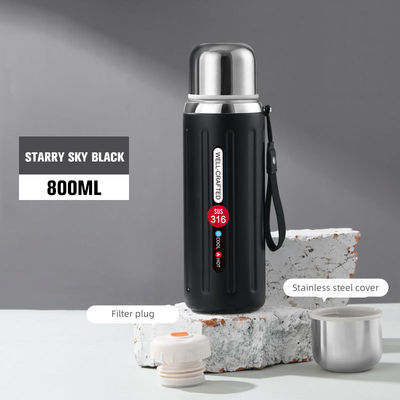 Custom Logo 600 ml 800 ml aus Edelstahl isolierte Wasserflasche mit akzeptablen OEM / ODM