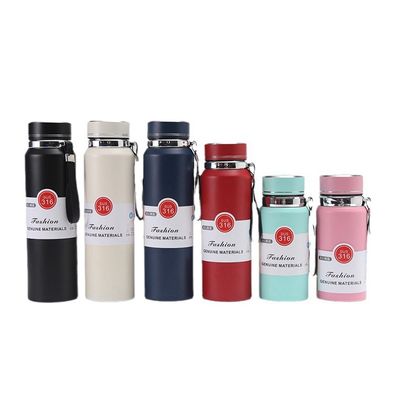 Isolierte Wasserflasche 600ml/800ml/1000ml LED-Temperaturanzeige