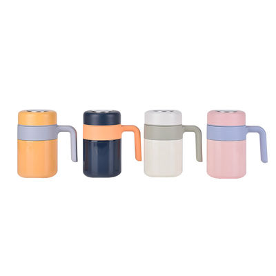 Doppelwand-Thermosbecher aus Edelstahl mit Teefilter und 12-24 Stunden Wärmedämmung
