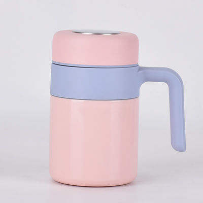 Doppelwand-Thermosbecher aus Edelstahl mit Teefilter und 12-24 Stunden Wärmedämmung