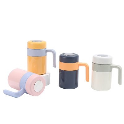 Doppelwand-Thermosbecher aus Edelstahl mit Teefilter und 12-24 Stunden Wärmedämmung
