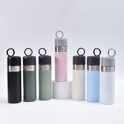 Metall-Sportflasche 500 ml Edelstahl-Vakuumflasche für Doppelwand-Versorgung