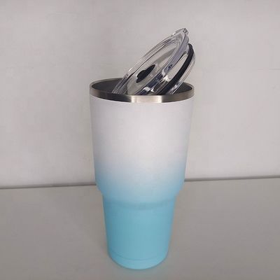 30oz Edelstahl Vakuum Isolierte Kaffeetasse Doppelwand-Tumbler Tassen mit Deckel