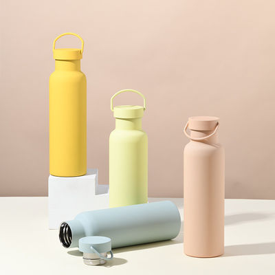 CLASSIC Design Stil Edelstahl isolierte Wasserflasche mit Griff Öko-freundlich