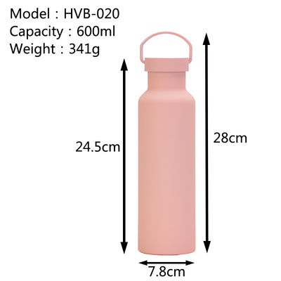 Wasserflasche aus Edelstahl mit 6-12 Stunden Wärmedämmung
