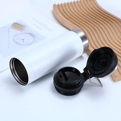 Maßgeschneiderte Farbe 750 ml Doppelmauerte Edelstahl Thermosflasche mit Griff