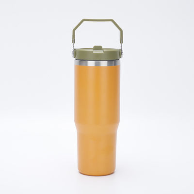 Edelstahl Flip Stroh Tumbler 30oz Kapazität BPA-frei Matte Farbe beliebte Wahl