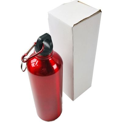 Wasserflasche für Mountainbikes mit Karabiner und kochendem Wasser in Aluminiumlegierung