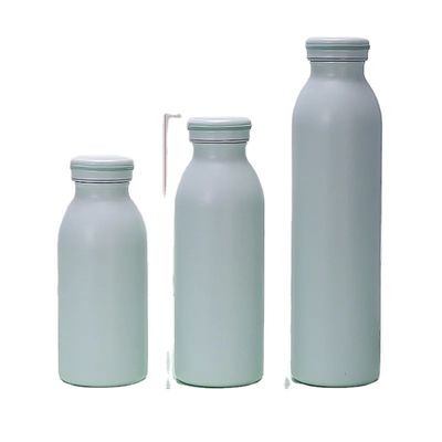 Wasserflasche aus Edelstahl mit weichen Gummifarben 350 ml/600 ml Doppelwand Isoliert