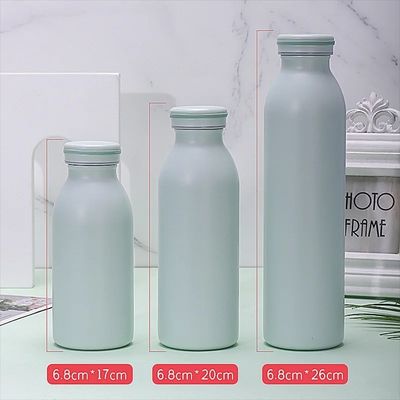 Wasserflasche aus Edelstahl mit weichen Gummifarben 350 ml/600 ml Doppelwand Isoliert